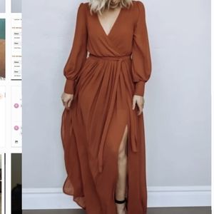 Baltic Born Celine Rust Maxi Dress
